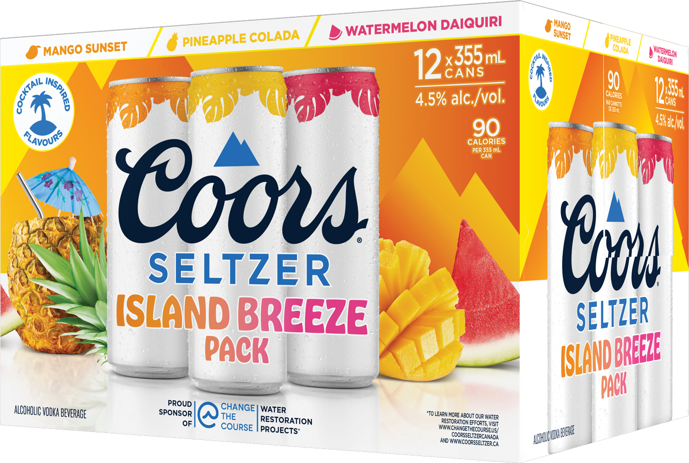 COORS SELTZER ISLAND BREEZE MIX, Size: 12 Cans