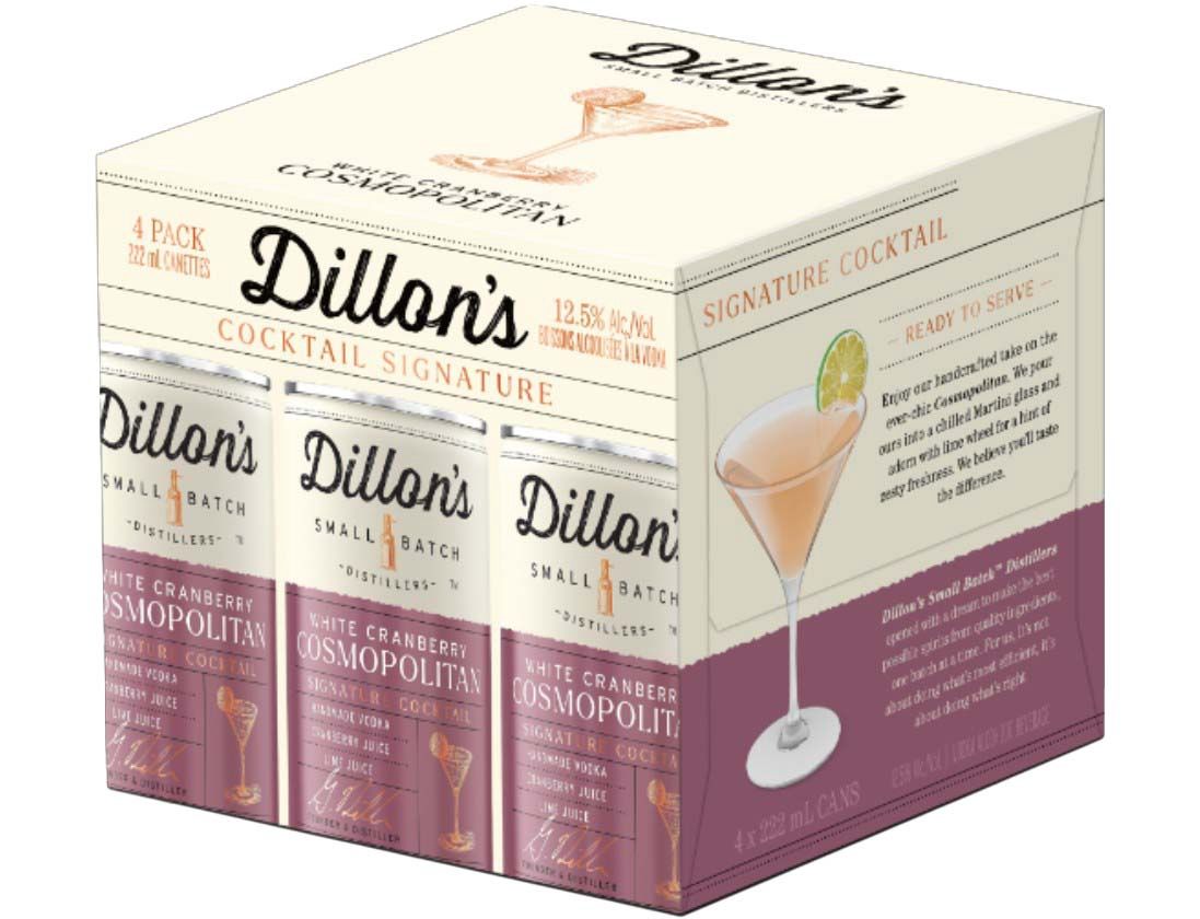 DILLON&#39;S WHITE CRANBERRY COSMOPOLITAN, Size: 4 Cans