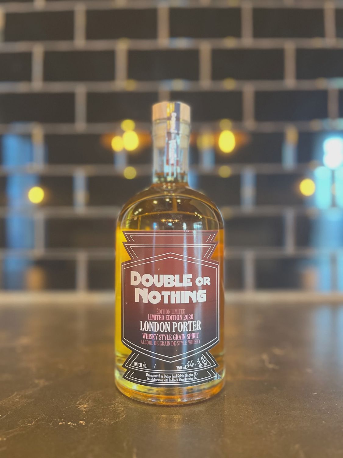 DOUBLE OR NOTHING LONDON PORTER, Size: 750 ml