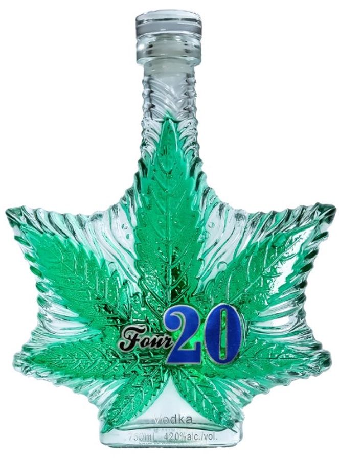 FOUR 20 HEMP INFUSED VODKA, Size: 750 ml