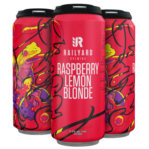 RAILYARD RASPBERRY LEMON BLOND, Size: 4 Cans