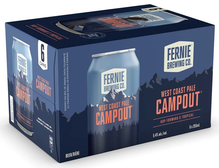 FERNIE CAMPOUT WEST COAST PALE, Size: 6 Cans