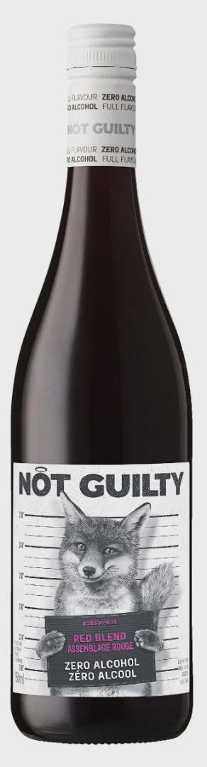 NOT GUILTY RED ZERO ALC, Size: 750 ml