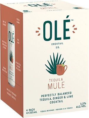 OLE TEQUILA MULE, Size: 4 Cans