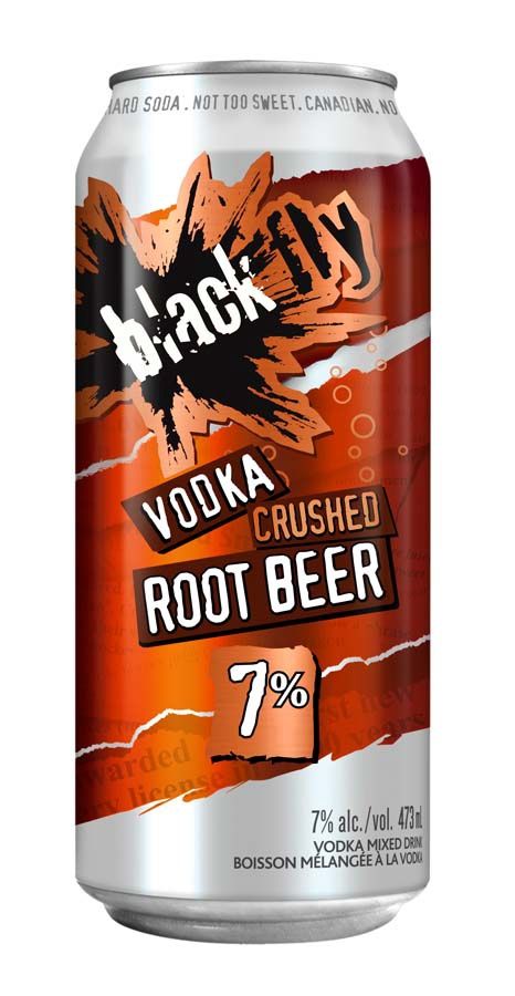 BLACK FLY CRUSHED ROOT BEER, Size: 1 Can 473ml