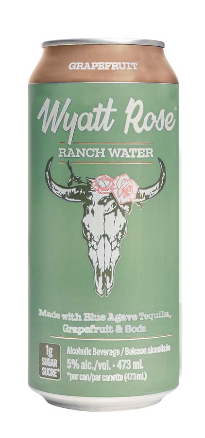 WYATT ROSE RANCH WATER GRAPEFRUIT, Size: 1 Can