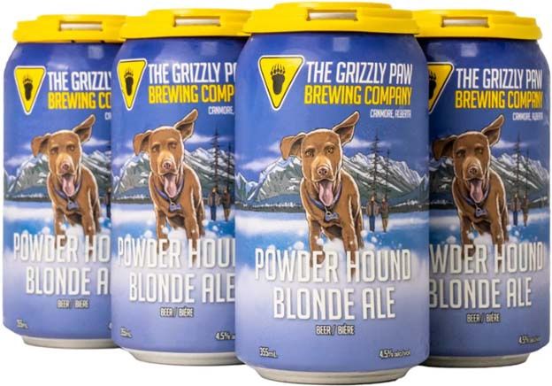 GRIZZLY PAW POWDER BLOND ALE, Size: 6 Cans