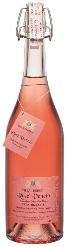 VILLA TERESA ORGANIC ROSE FRIZZANTE, Size: 750 ml