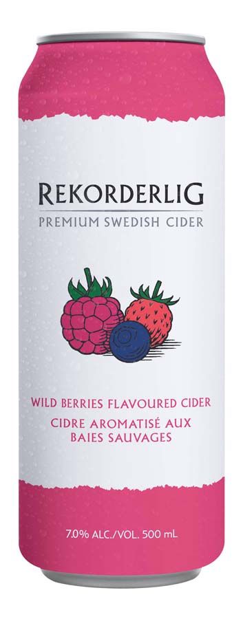 REKORDERLIG WILD BERRY, Size: 473 ml