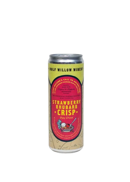 Wolf Willow Strawberry Rhubarb Crisp