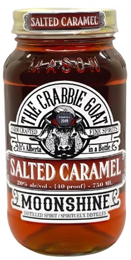 CRABBIE GOAT SALTED CARAMEL MOONSHINE, Size: 750 ml