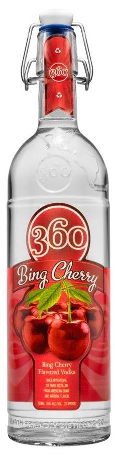 360 BING CHERRY VODKA, Size: 750 ml