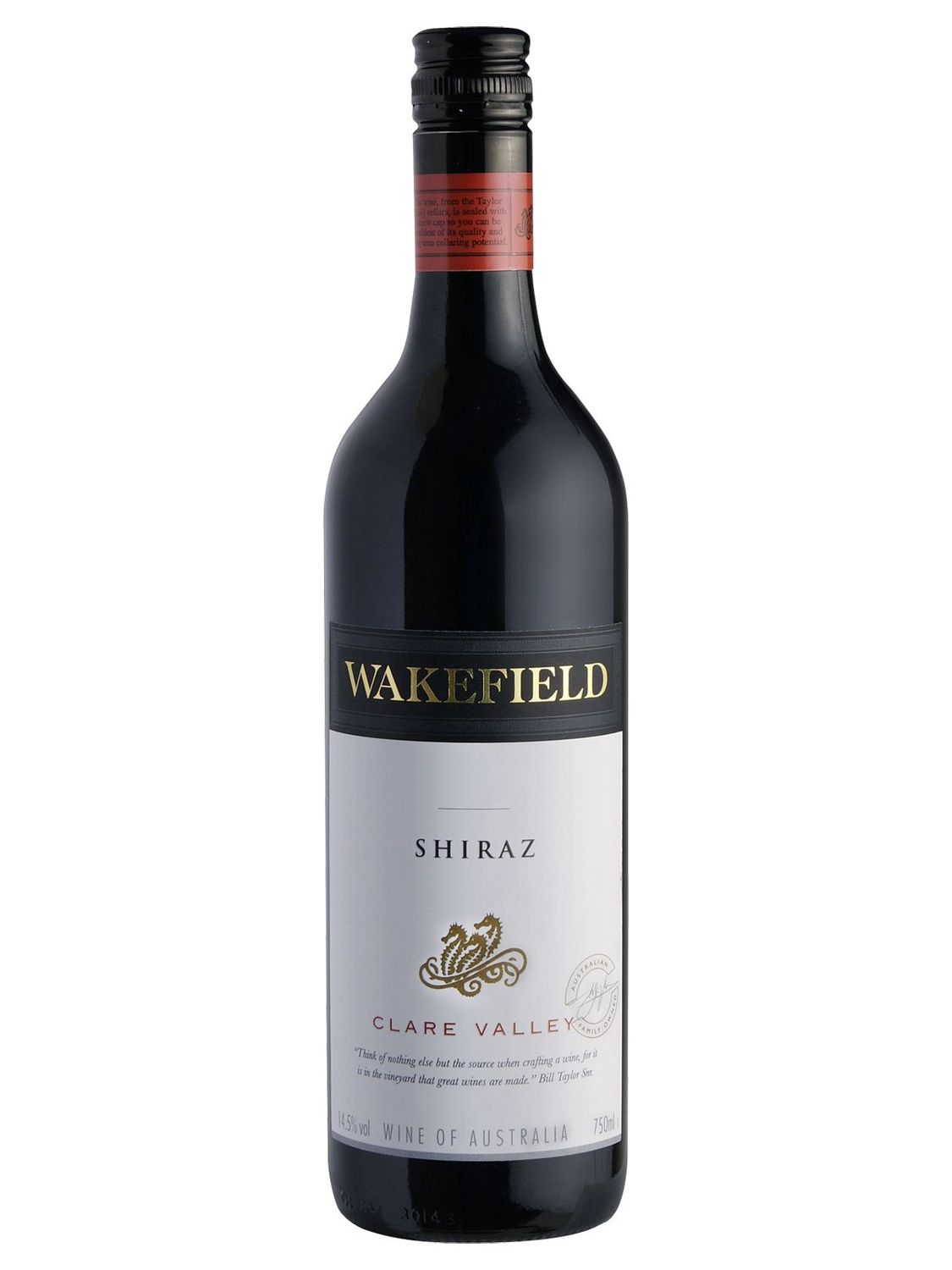 WAKEFIELD CLARE VALLEY SHIRAZ, Size: 750 ml