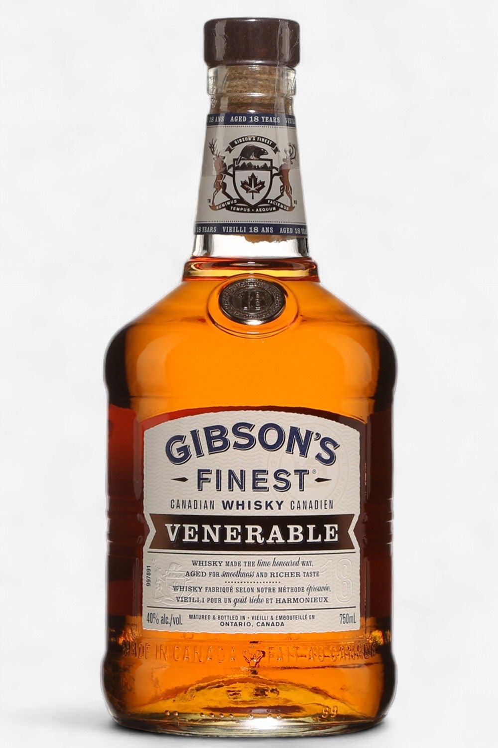 GIBSON'S FINEST VENERABLE 18 YEAR OLD, Size: 750 ml