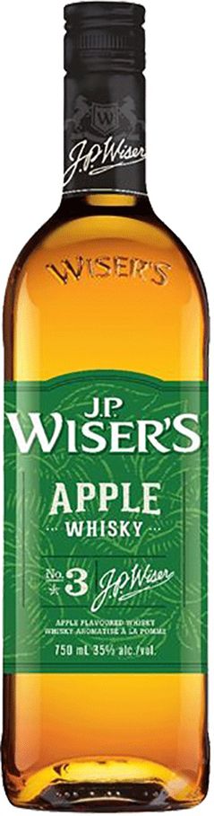 J.P WISER'S APPLE WHISKY, Size: 750 ml