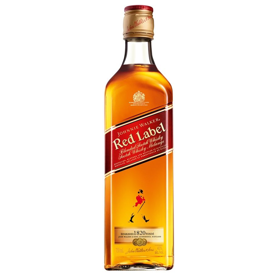 JOHNNIE WALKER RED LABEL, Size: 750 ml