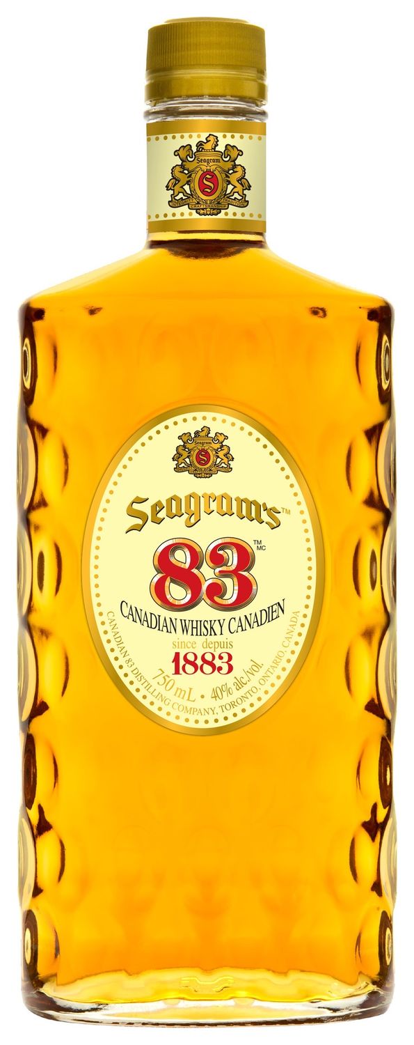 SEAGRAM'S 83 CANADIAN WHISKY, Size: 750 ml