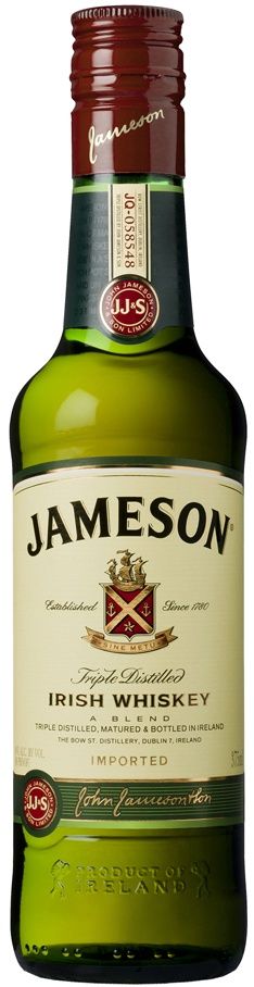 JAMESON IRISH WHISKEY, Size: 375 ml