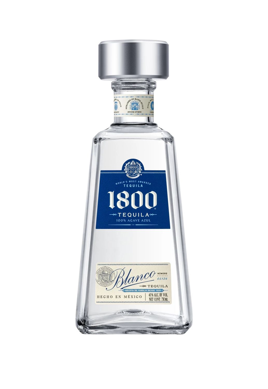 1800 BLANCO TEQUILA, Size: 750 ml