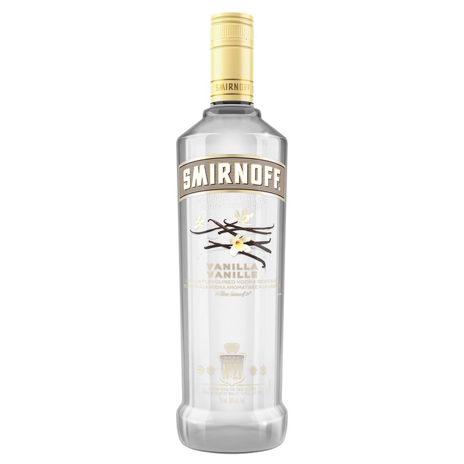 SMIRNOFF VANILLA VODKA, Size: 750 ml