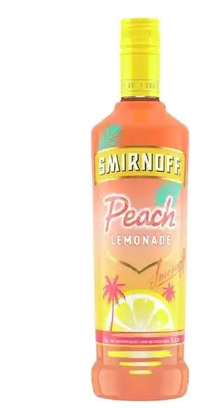 SMIRNOFF PEACH LEMONADE VODKA, Size: 750 ml