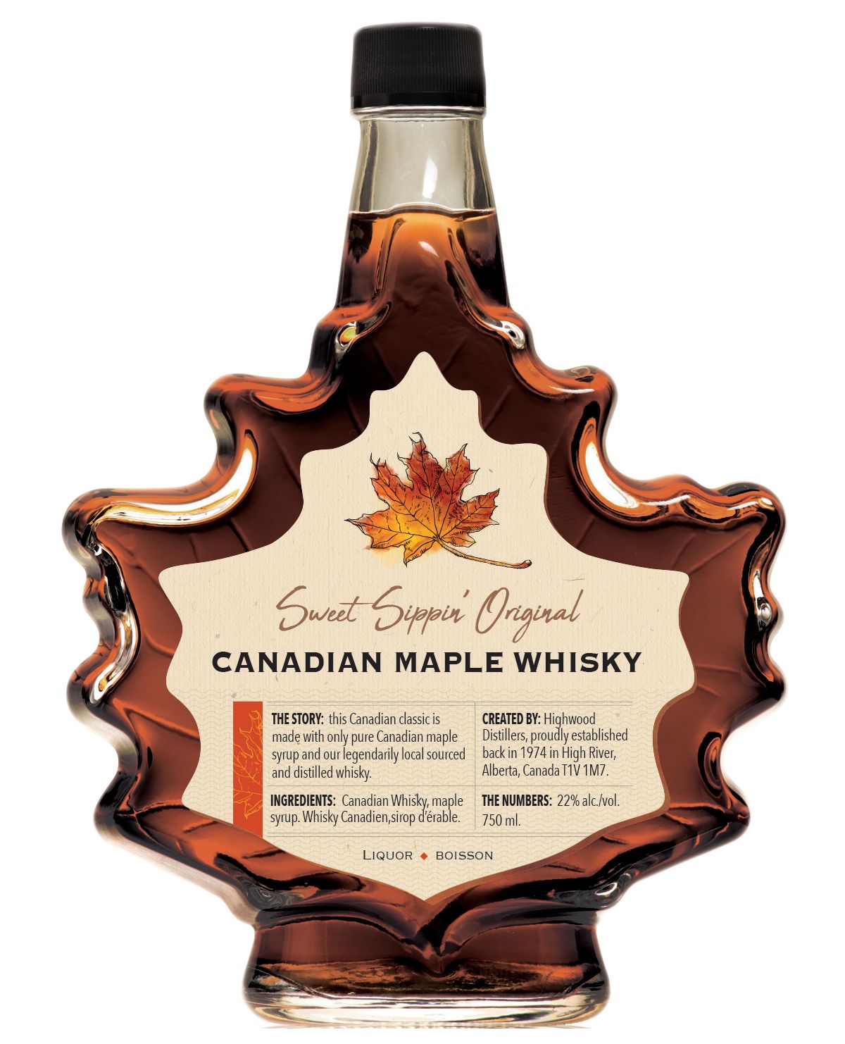 SWEET SIPPIN CANADIAN MAPLE WHISKY, Size: 750 ml