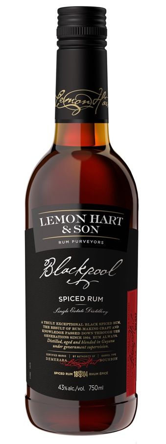 LEMON HART BLACKPOOL SPICED, Size: 750 ml