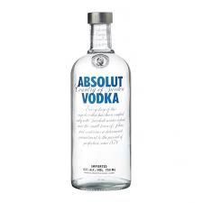 ABSOLUT BLUE VODKA, Size: 375 ml