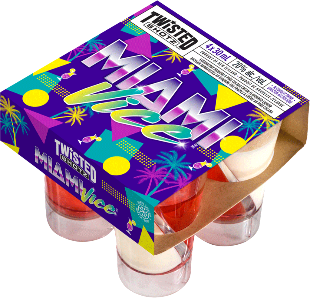 TWISTED SHOTZ MIAMI VICE, Size: 120 ml