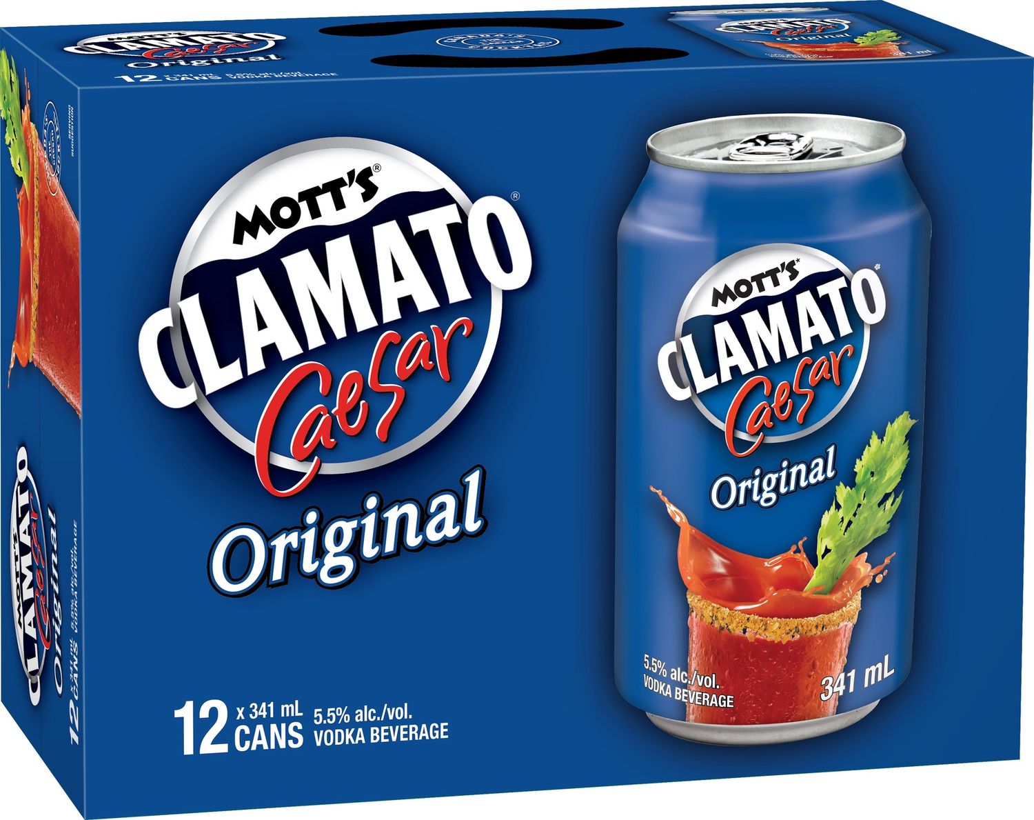 MOTT'S CLAMATO ORIGINAL, Size: 12 Cans