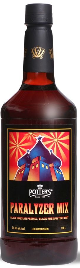 POTTERS PARALYZER BLACK RUSSIAN MIX, Size: 375 ml