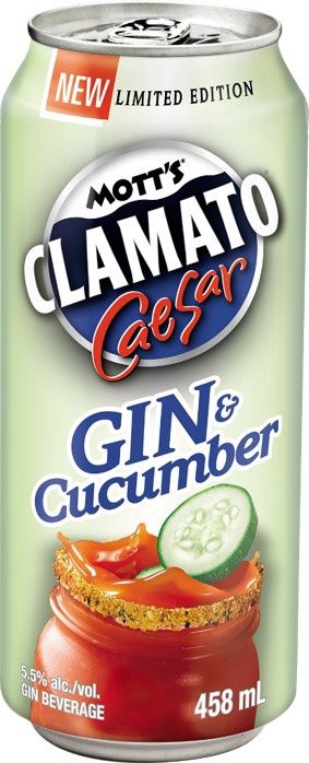 MOTT'S CLAMATO GIN &amp; CUCUMBER CAESAR, Size: 458 ml