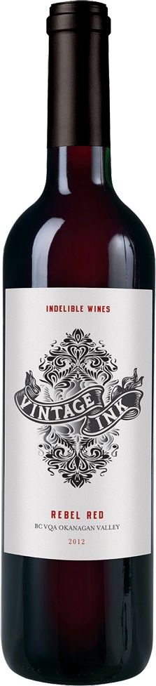 VINTAGE INK REBEL RED, Size: 750 ml