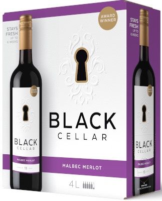 BLACK CELLAR MALBEC MERLOT, Size: 4000 ml