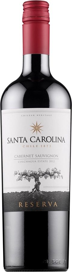 SANTA CAROLINA RESERVA CAB SAUVIGNON, Size: 750 ml