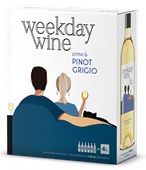 WEEKDAY WINE PINOT GRIGIO, Size: 4000 ml