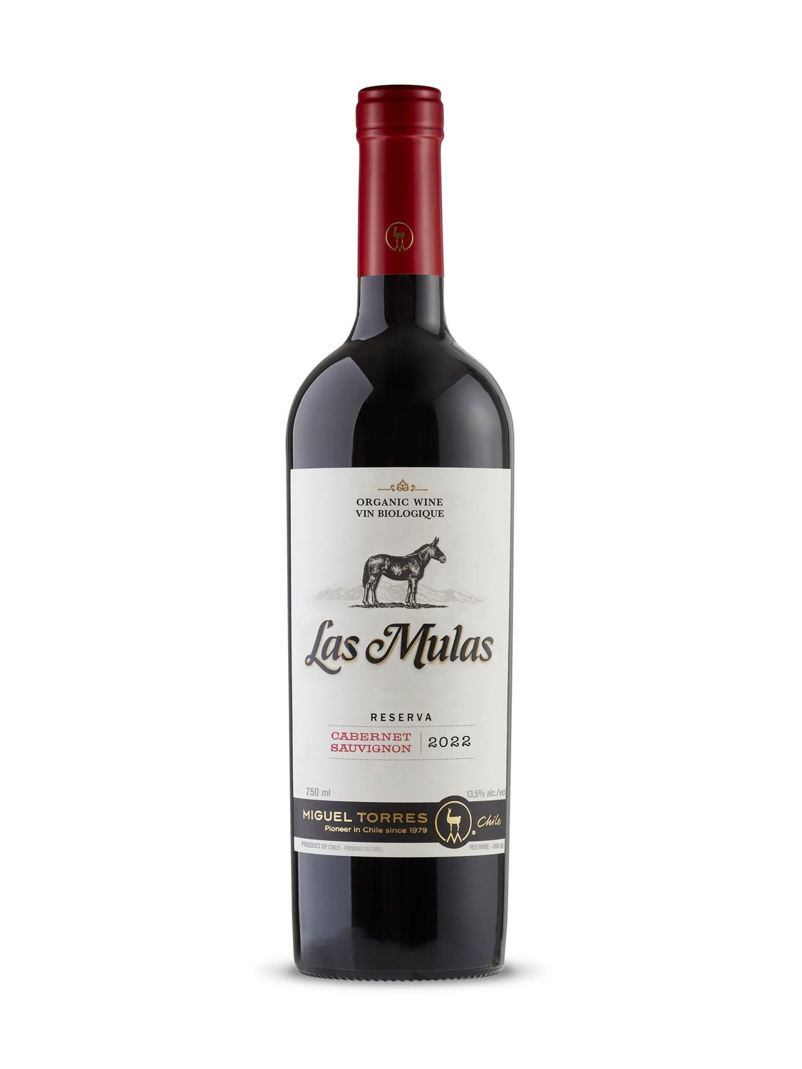 TORRES LAS MULAS ORGANIC CAB SAUVIGNON, Size: 750 ml