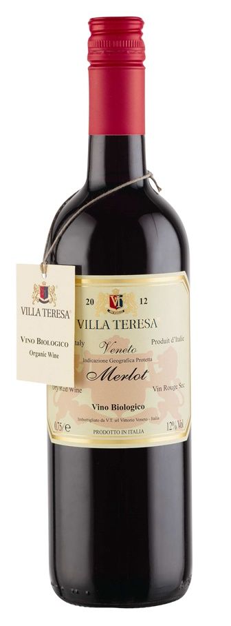 VILLA TERESA ORGANIC MERLOT, Size: 750 ml