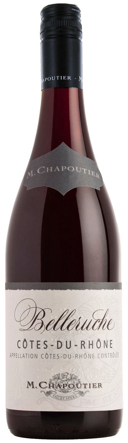M. CHAPOUTIER BELLERUCHE ROUGE, Size: 750 ml