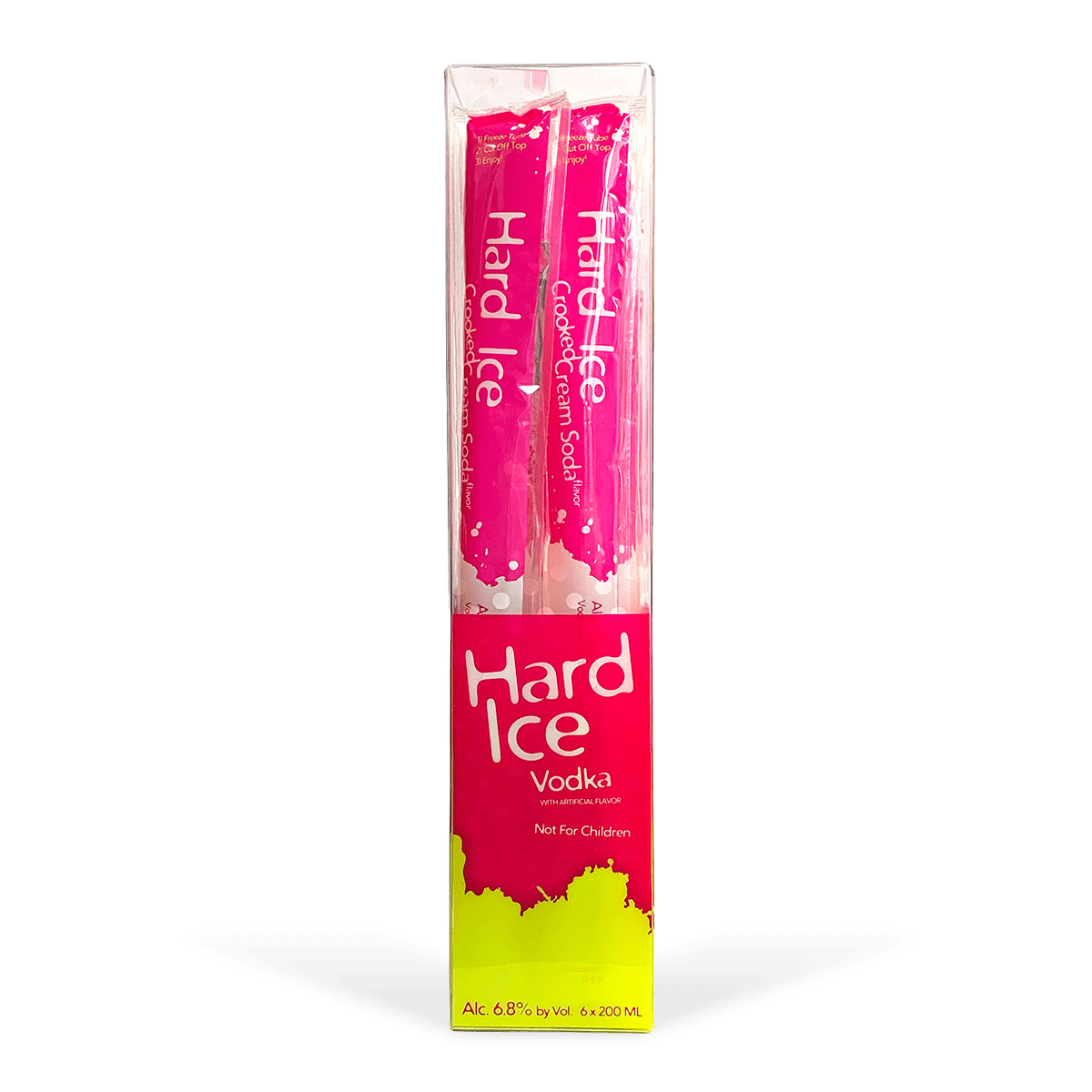 HARD ICE CROOKED CREAM SODA, Size: 6 Pouch