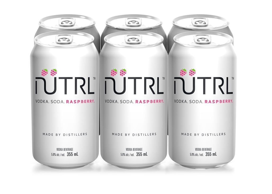 NUTRL VODKA SODA RASPBERRY, Size: 6 Cans