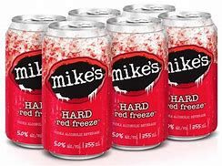 MIKE'S HARD RED FREEZE, Size: 6 Cans