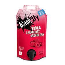 BLACK FLY VODKA CRANBERRY RASPBERRY, Size: 3000 ml