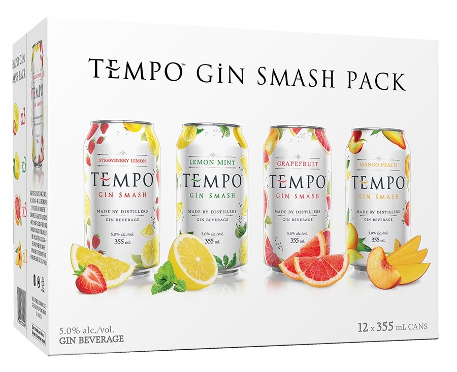 TEMPO GIN SMASH MIXED PACK, Size: 12 Cans