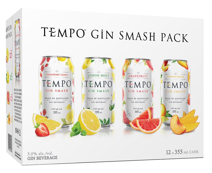 TEMPO GIN SMASH MIXED PACK, Size: 12 Cans
