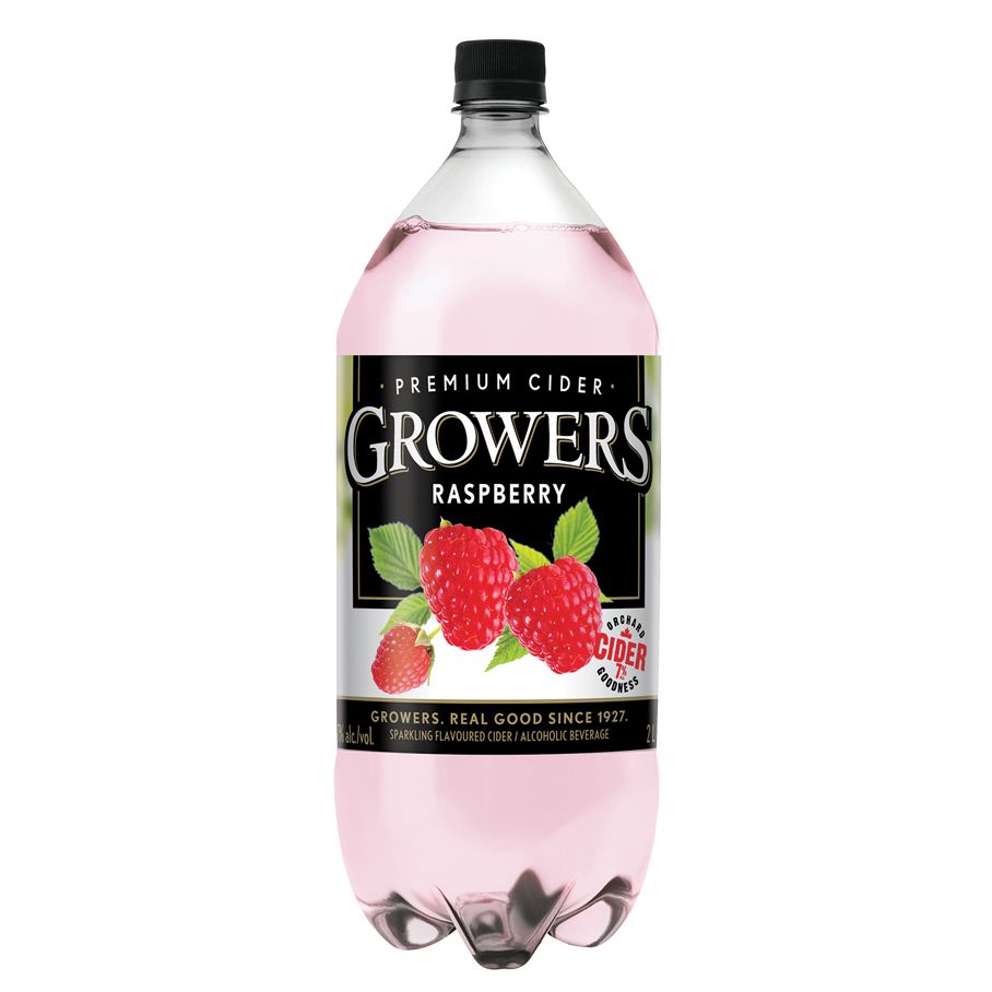 GROWERS RASPBERRY CIDER, Size: 2L PET