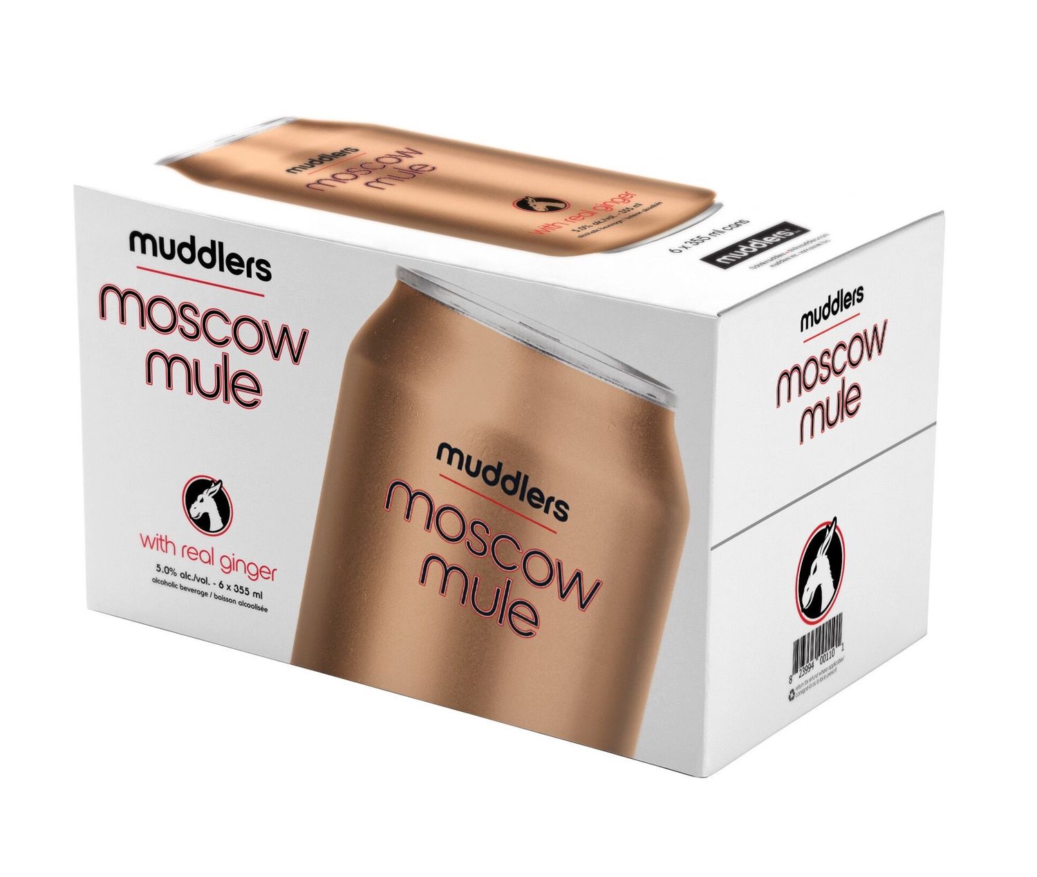 MUDDLER'S MOSCOW MULE, Size: 6 Cans