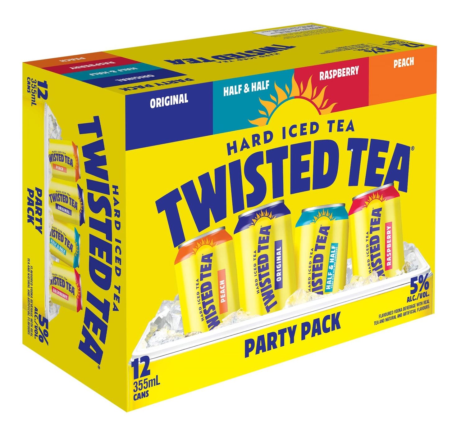 TWISTED TEA PARTY PACK, Size: 12 Cans