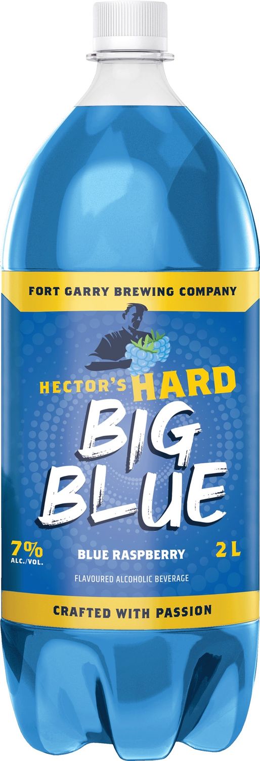 HECTOR'S HARD BIG BLUE RASPBERRY, Size: 2L PET