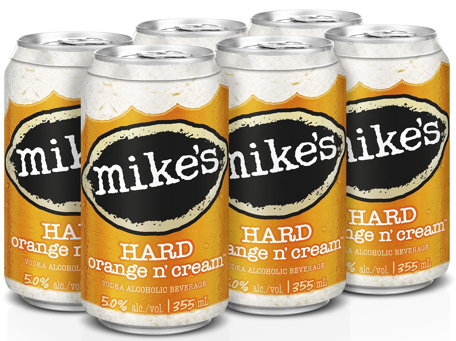 MIKE'S ORANGE N' CREAM, Size: 6 Cans